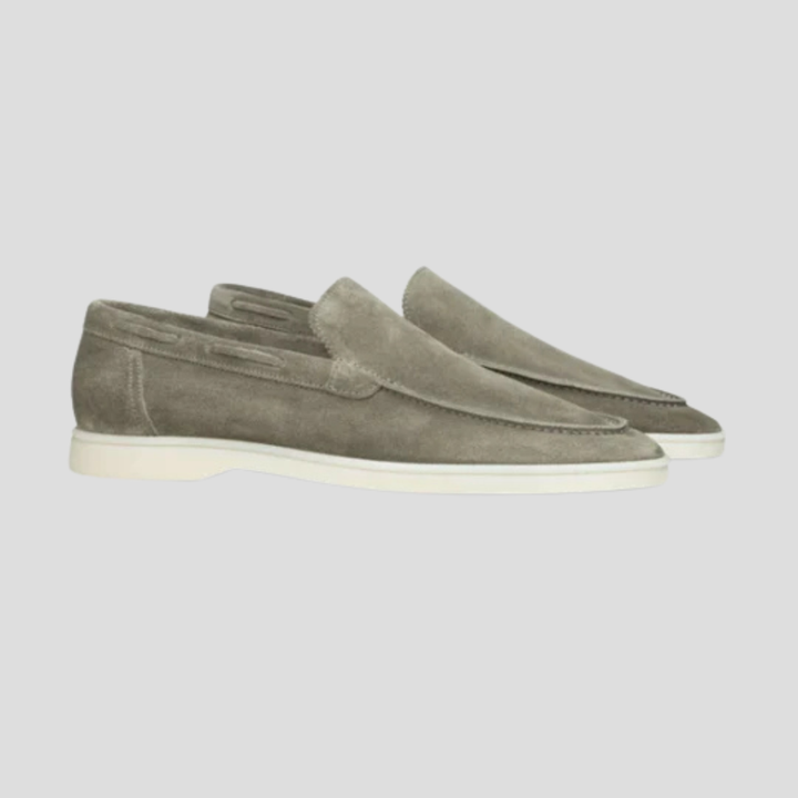 Herrloafers i ruskind