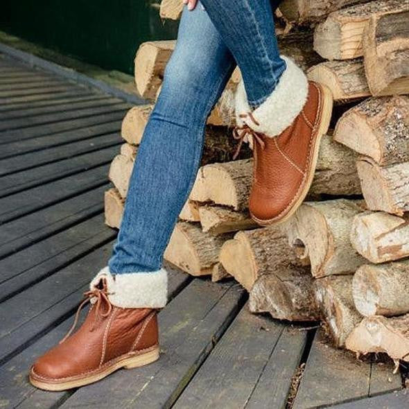 Varma ankelboots dam – Bekväma ankelboots för kallt väder