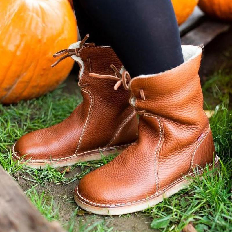 Varma ankelboots dam – Bekväma ankelboots för kallt väder