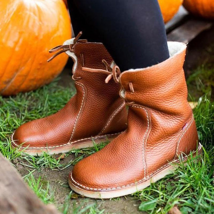 Varma ankelboots dam – Bekväma ankelboots för kallt väder