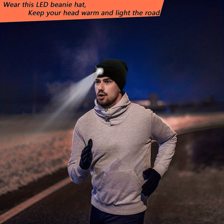 Unisex Keps med LED-lampa – Bekväm Belysning för Kvällspromenader