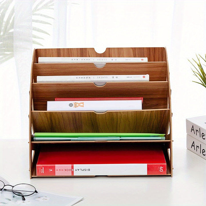WoodFlow A4-organiserare – elegant förvaring för alla skrivbord