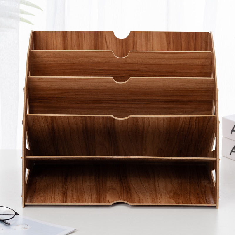 WoodFlow A4-organiserare – elegant förvaring för alla skrivbord