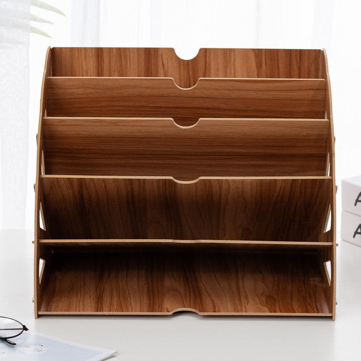 WoodFlow A4-organiserare – elegant förvaring för alla skrivbord