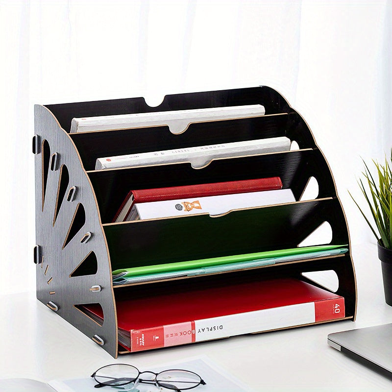 WoodFlow A4-organiserare – elegant förvaring för alla skrivbord
