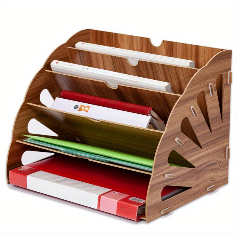 WoodFlow A4-organiserare – elegant förvaring för alla skrivbord