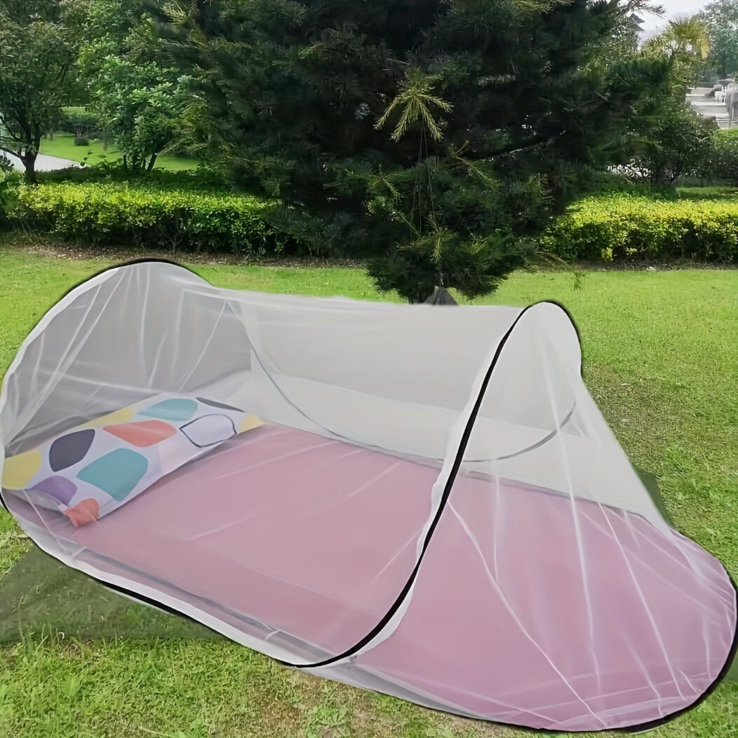 InsectoGuard Solo myggnät | Ultralätt & hopfällbart | Med dragkedja | 200×80×56 cm | För 1 person