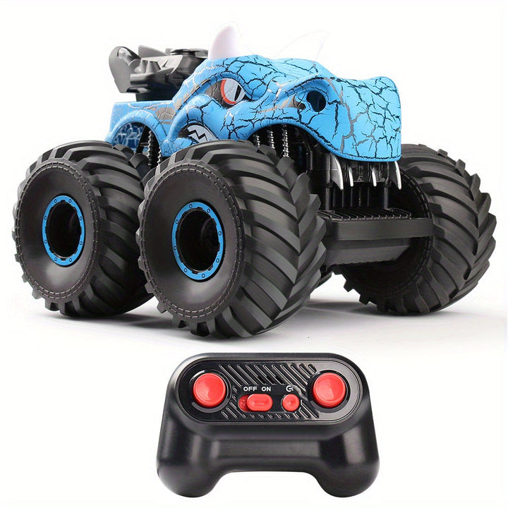 DinoBlaze Stunt Car - Spektakulär RC-monstertruck med rök och ljus