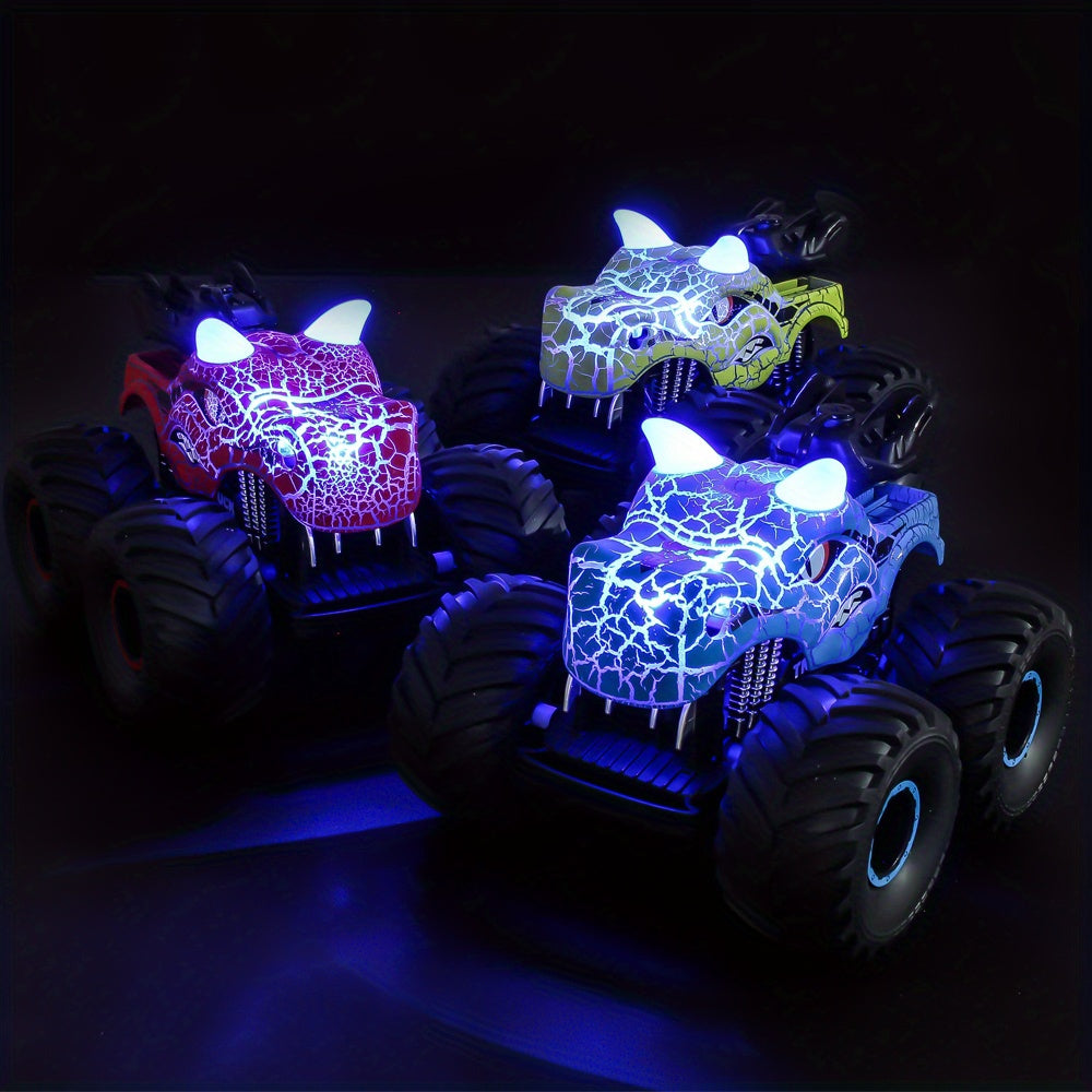 DinoBlaze Stunt Car - Spektakulär RC-monstertruck med rök och ljus