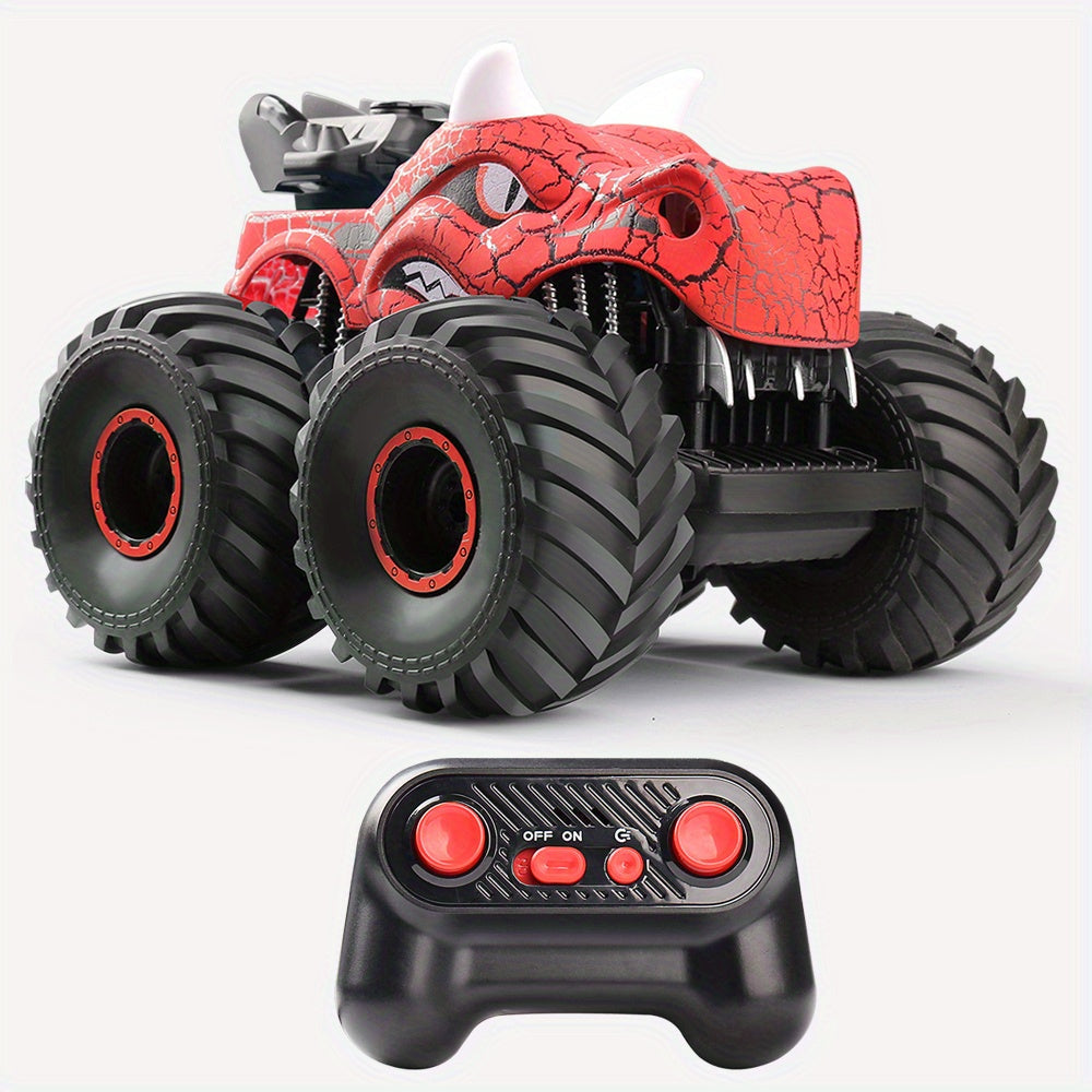 DinoBlaze Stunt Car - Spektakulär RC-monstertruck med rök och ljus
