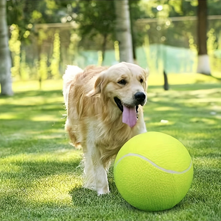 Extra Slitstark Tennisboll för Stora Hundar – Perfekt för Lek och Utomhusaktiviteter