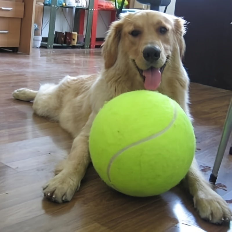 Extra Slitstark Tennisboll för Stora Hundar – Perfekt för Lek och Utomhusaktiviteter