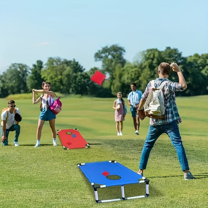 Bärbart cornhole-spel – perfekt för familjeroligheter utomhus