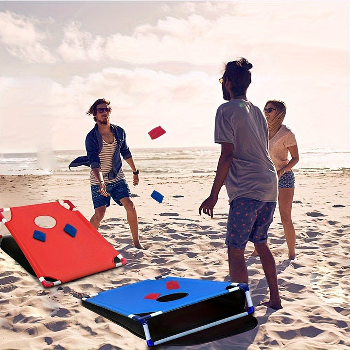 Bärbart cornhole-spel – perfekt för familjeroligheter utomhus