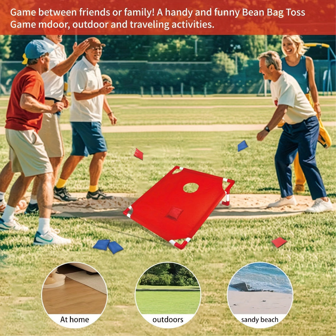Bärbart cornhole-spel – perfekt för familjeroligheter utomhus