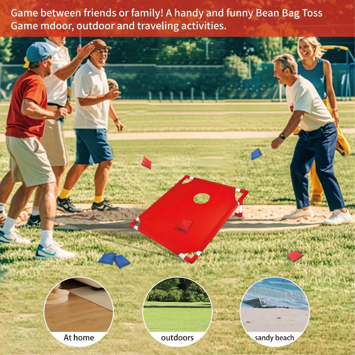 Bärbart cornhole-spel – perfekt för familjeroligheter utomhus