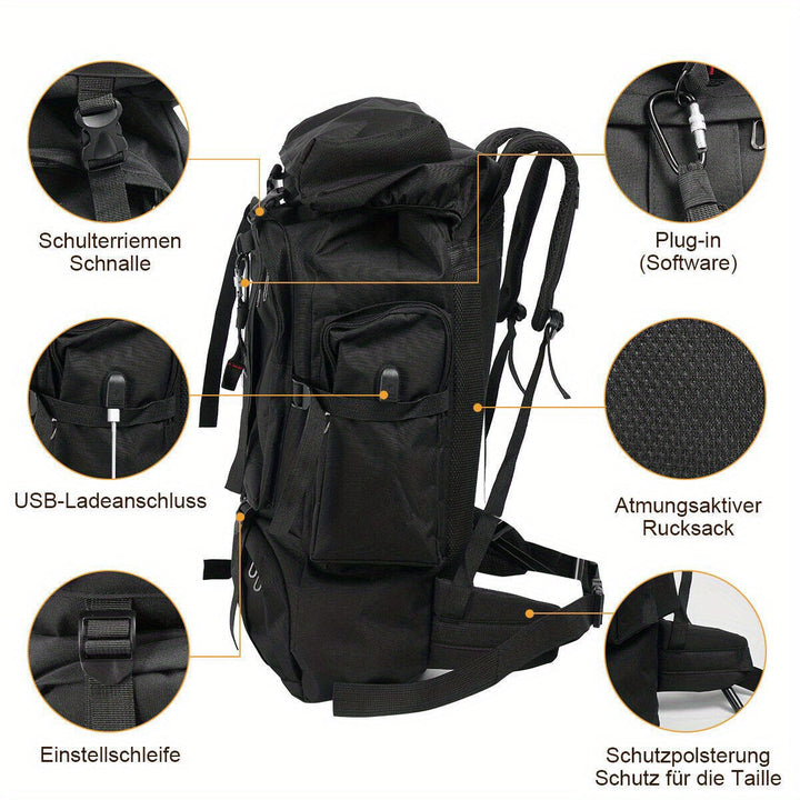 Explorer trekkingryggsäck 80 L – Robust och mångsidig