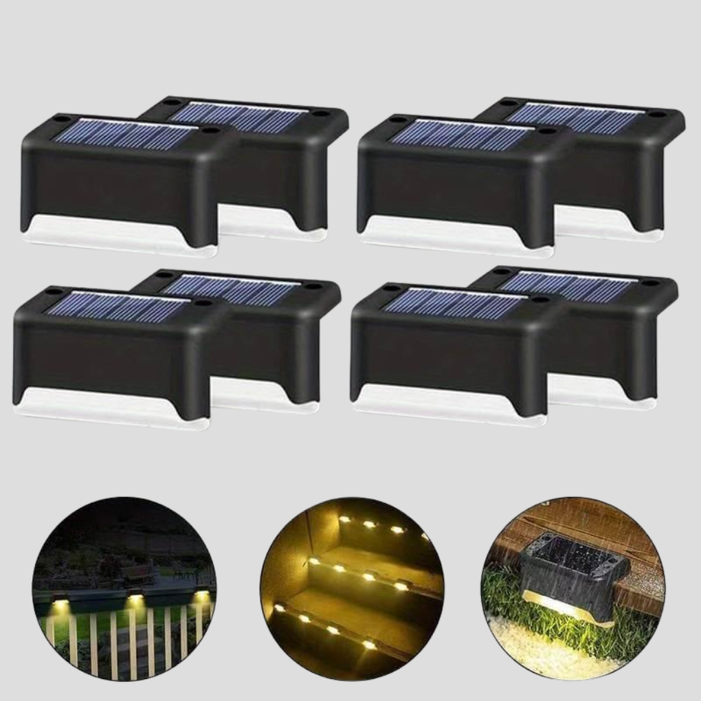 Trådlös LED-solcellsvägglampa