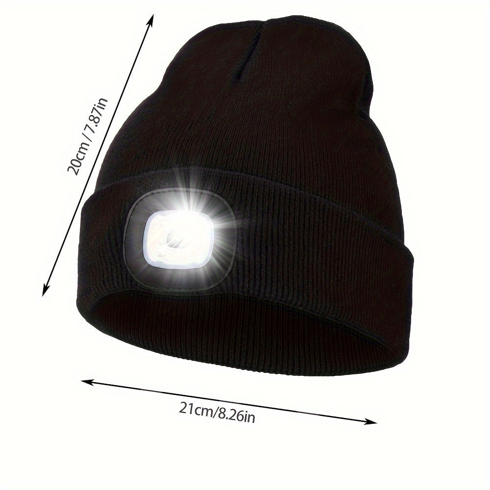 Unisex Keps med LED-lampa – Bekväm Belysning för Kvällspromenader
