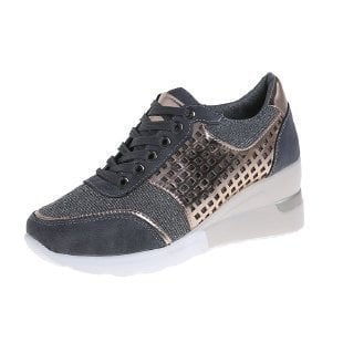 Stilren Sneakers med Sleehak för Damer