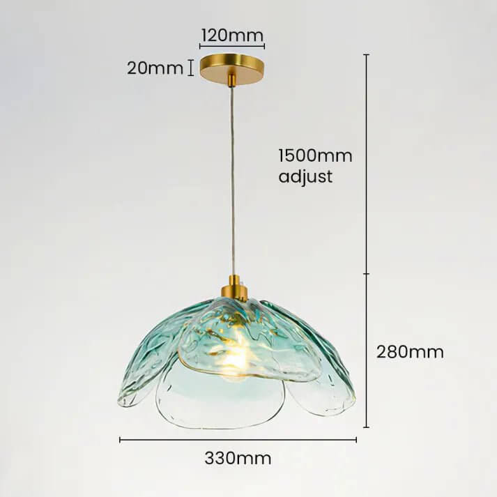 Blombladshängande Lampa - Elegant Nattlampa