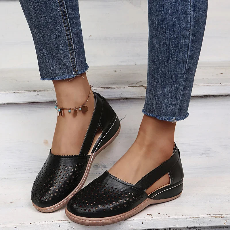 Solkysst elegans där komfort möter vintage charm
