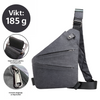 Varkaussuojattu crossbody-matkakassi – turvallinen, kevyt ja handsfree-organisaattori kaupunki- ja arkipäiväkäyttöön