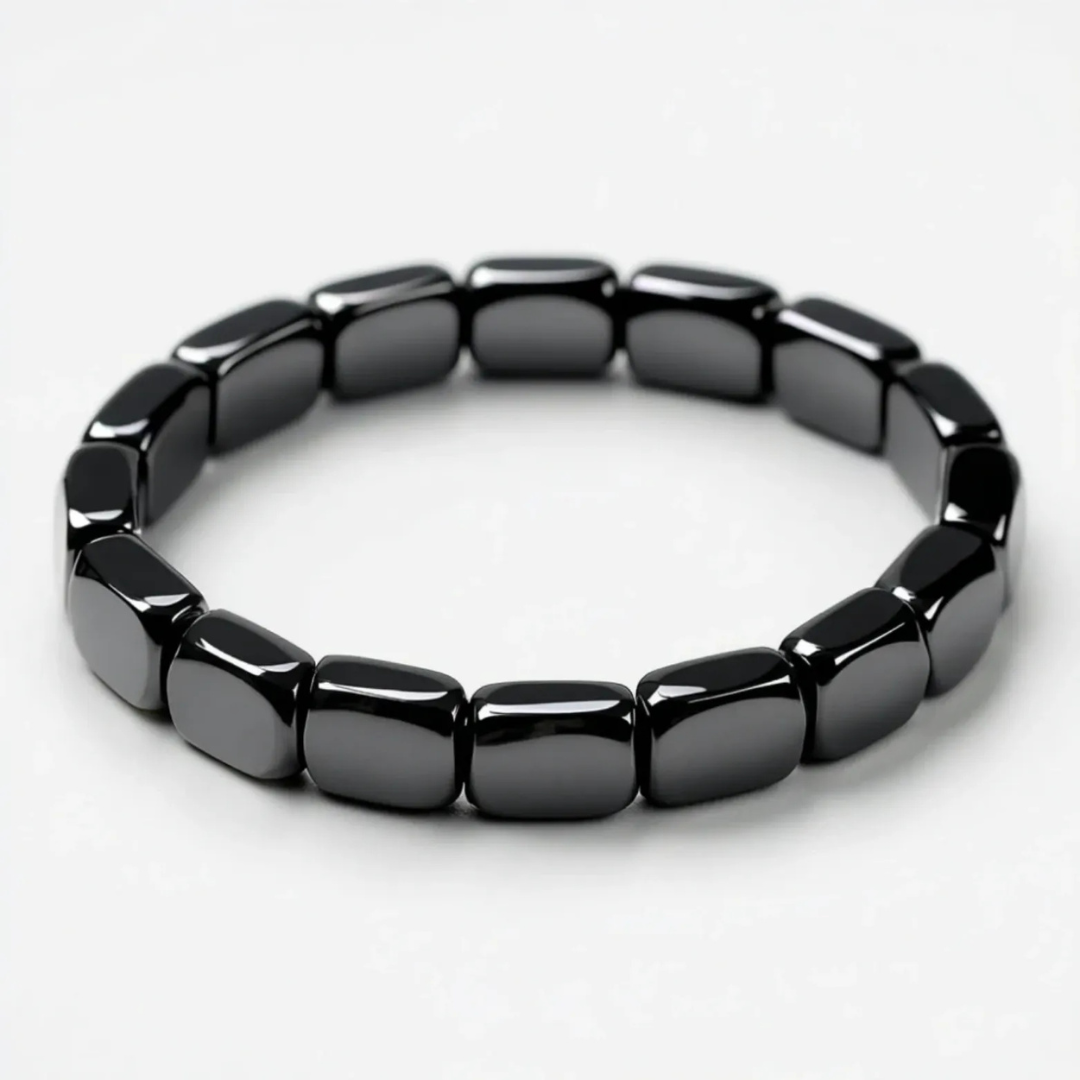 Hematitarmband för herr – Elegans, styrka & stilfull energi
