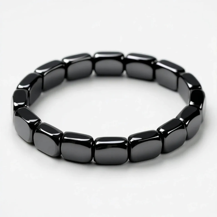 Hematitarmband för herr – Elegans, styrka & stilfull energi