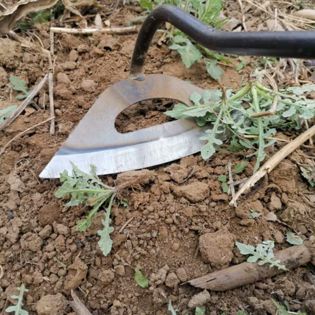 Trädgårdshacka i Helstål med Ihåligt Blad