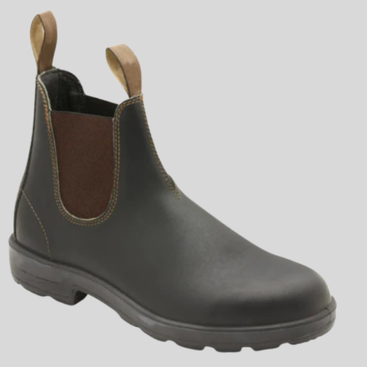 Herrstövlar med slip-on-design och skaft