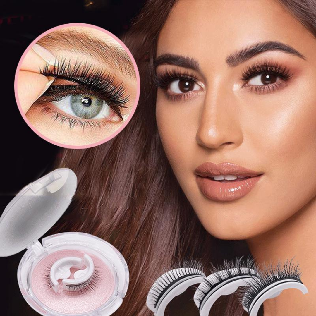 LashCouture Limfria Klistervipp | Självhäftande, Återanvändningsbara Ögonfransar med Naturlig Look