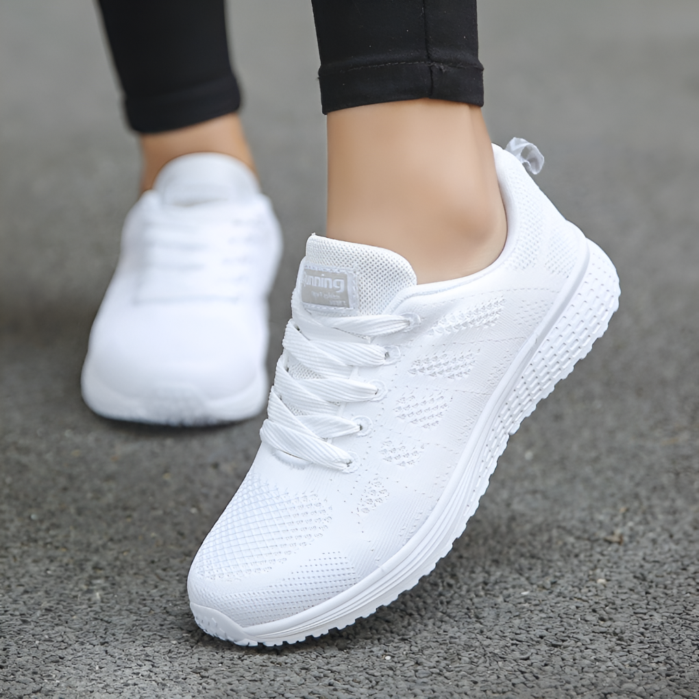Ergonomiske casual sneakers for kvinner – Lette og støttende