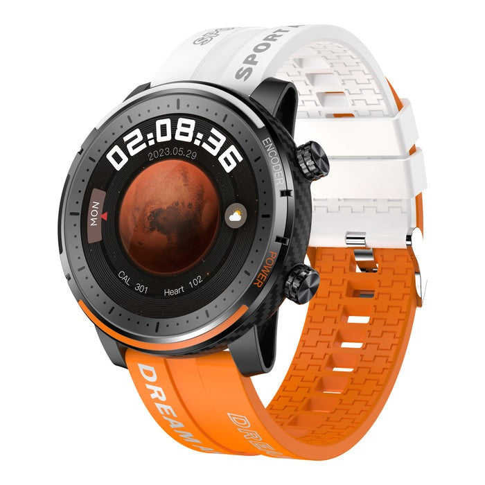 Vattentät smartwatch med blodtrycksmätare, syremättnadsmätare och sömnövervakning