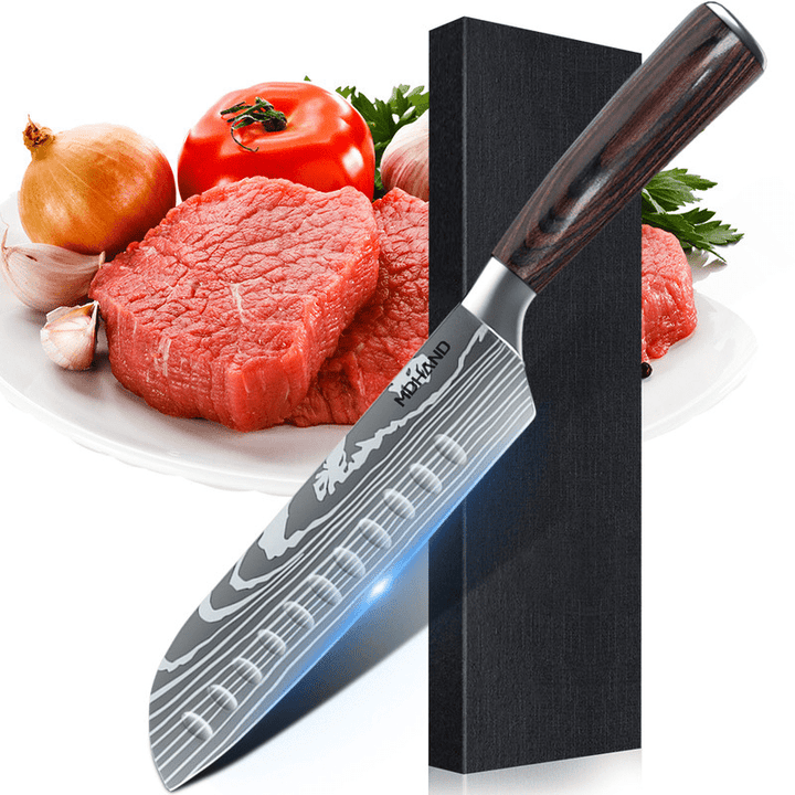 Set med kockknivar i professionell kvalitet och elegant design