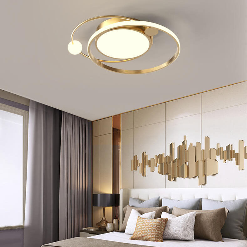 Rund LED-taklampa | Minimalistisk nordisk design