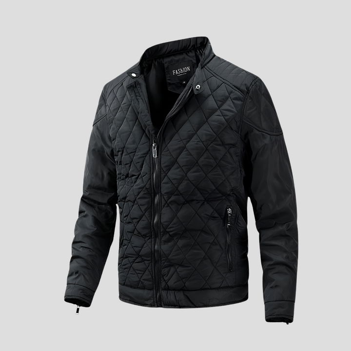 Elegant quiltet overgangsjakke for menn