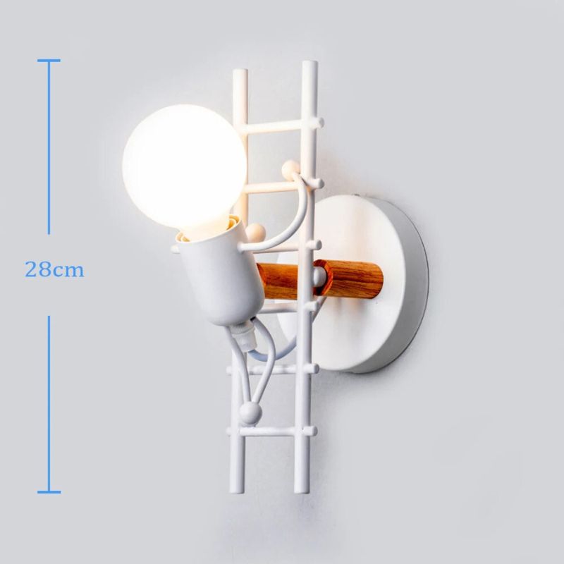 GlowClimb designer-vägglampa | Unik trapplampa, perfekt för mysiga sovrum och vardagsrum