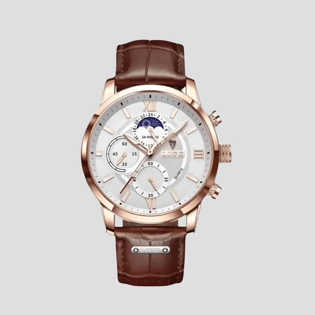42mm klassisk herrklocka – elegant och funktionell