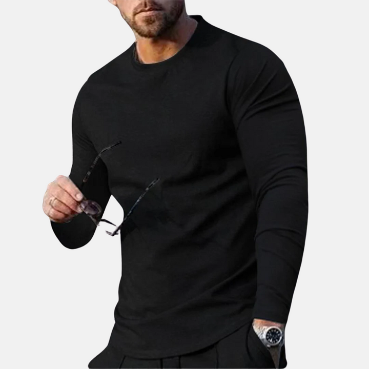 Trendig bekväm långärmad t shirt