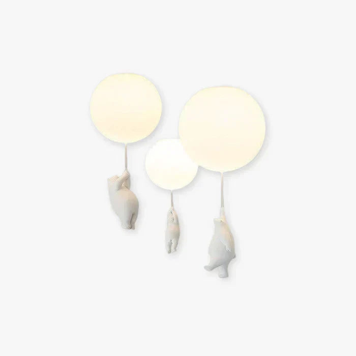 CloudBear taklampa med björn och boll för barn