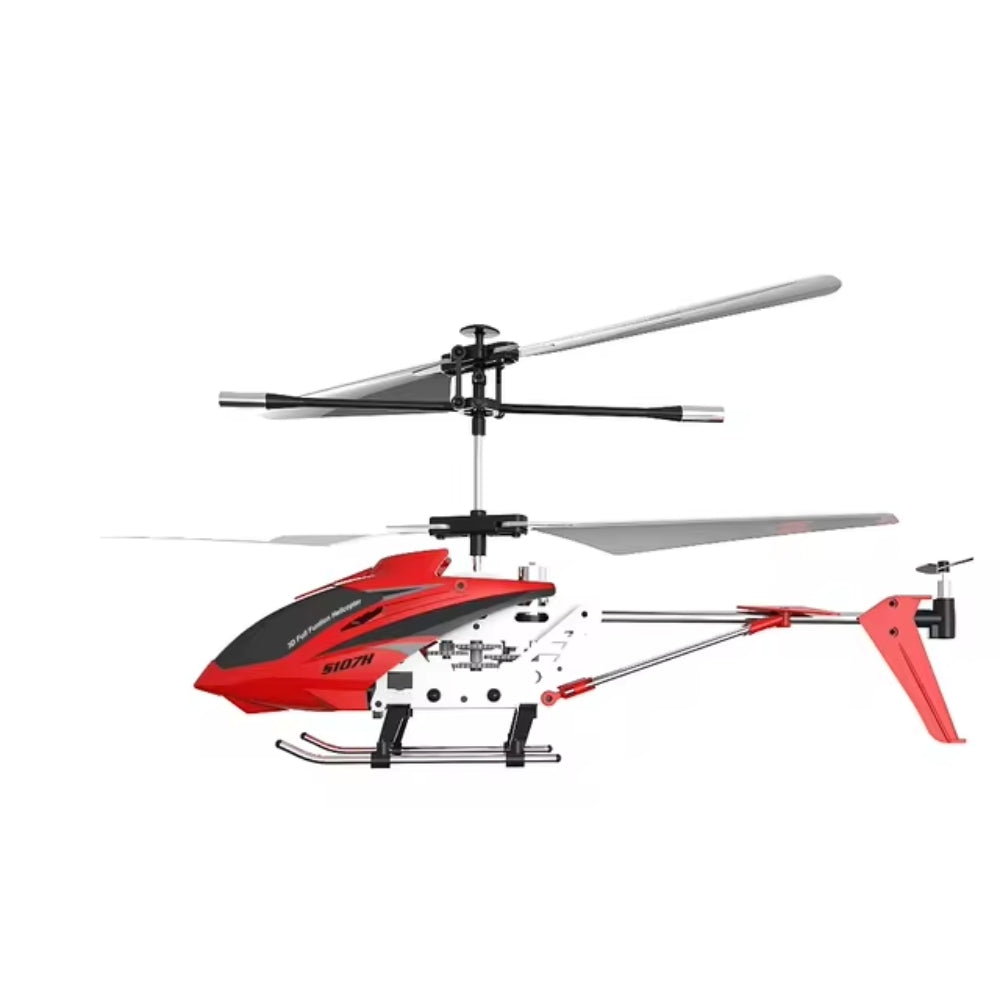 Oförstörbar RC-helikopter Hercules 3.5CH Mini RC-helikopter med gyroskop, karmosinröd