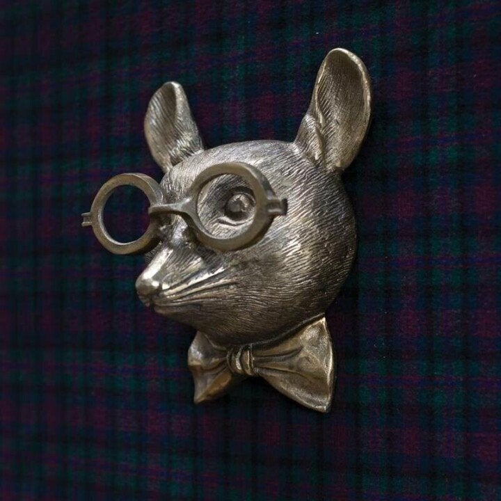 Lekfull väggdekoration med djurhuvud - WallCritters