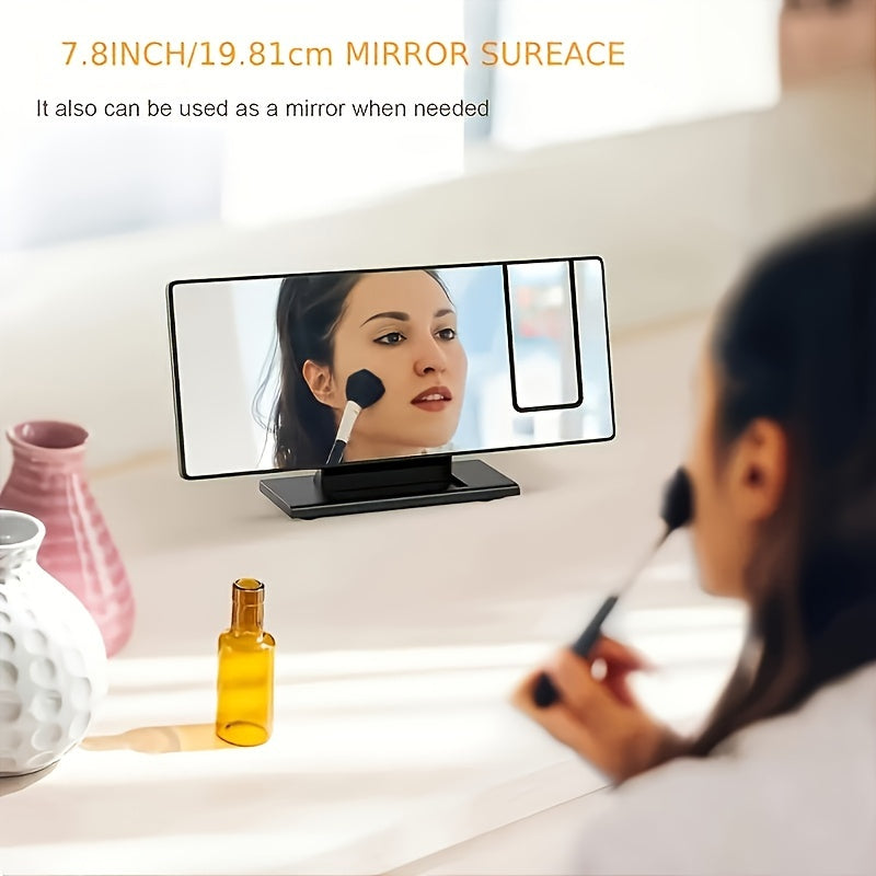 Digital projektionsväckarklocka med stor LED-display och multifunktionell alarmfunktion
