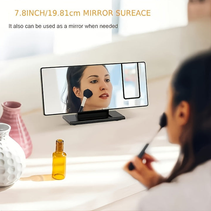 Digital projektionsväckarklocka med stor LED-display och multifunktionell alarmfunktion