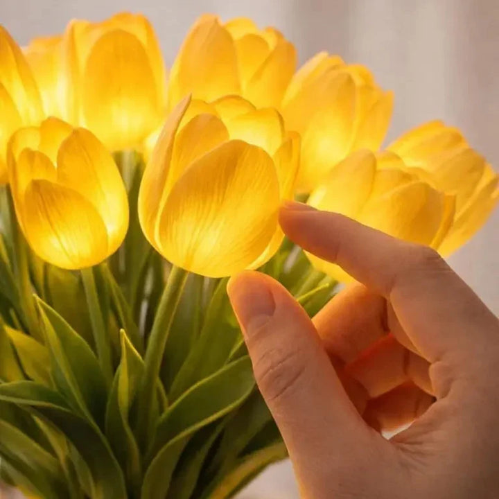 Mysig LED-blomlampa för varmt, stämningsfullt ljus