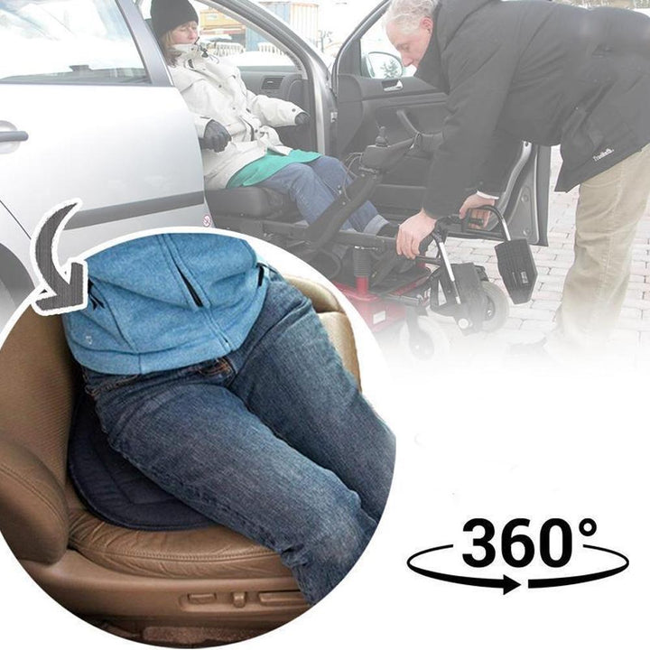 Rotaseat 360° vridbar kudde | Ergonomisk & halkfri | För bil, kontor & hem | Ryggbesparande & bekväm