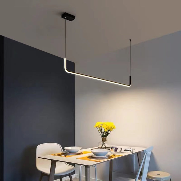 Arisha Modern LED-taklampa i Guld/Svart Metall för Matsal/Vardagsrum