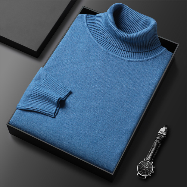 Mäns turtleneck tröja