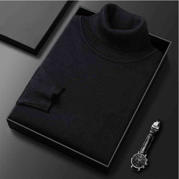 Mäns turtleneck tröja